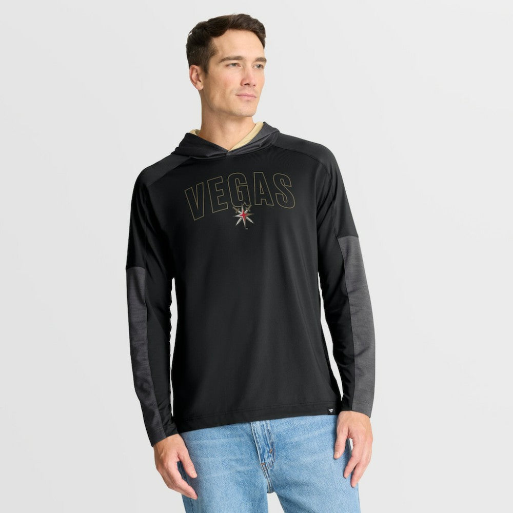 Vegas Golden Knights Fanatics Penalty Shot Long Sleeve Hoodie T-Shirt - Black | US 202756740