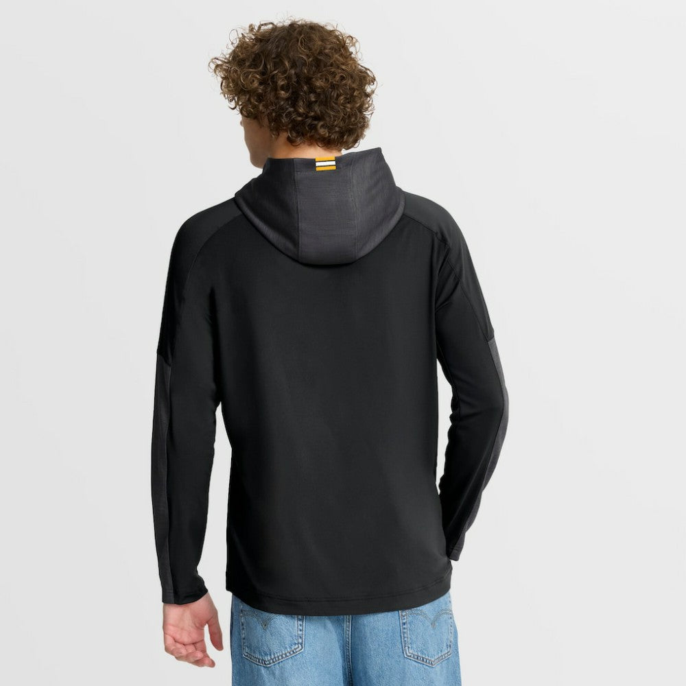 Boston Bruins Fanatics Penalty Shot Long Sleeve Hoodie T-Shirt - Black | US 202756742