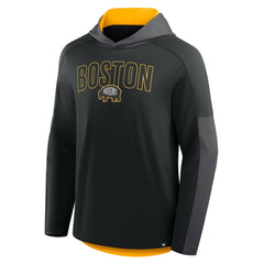 Boston Bruins Fanatics Penalty Shot Long Sleeve Hoodie T-Shirt - Black | US 202756742