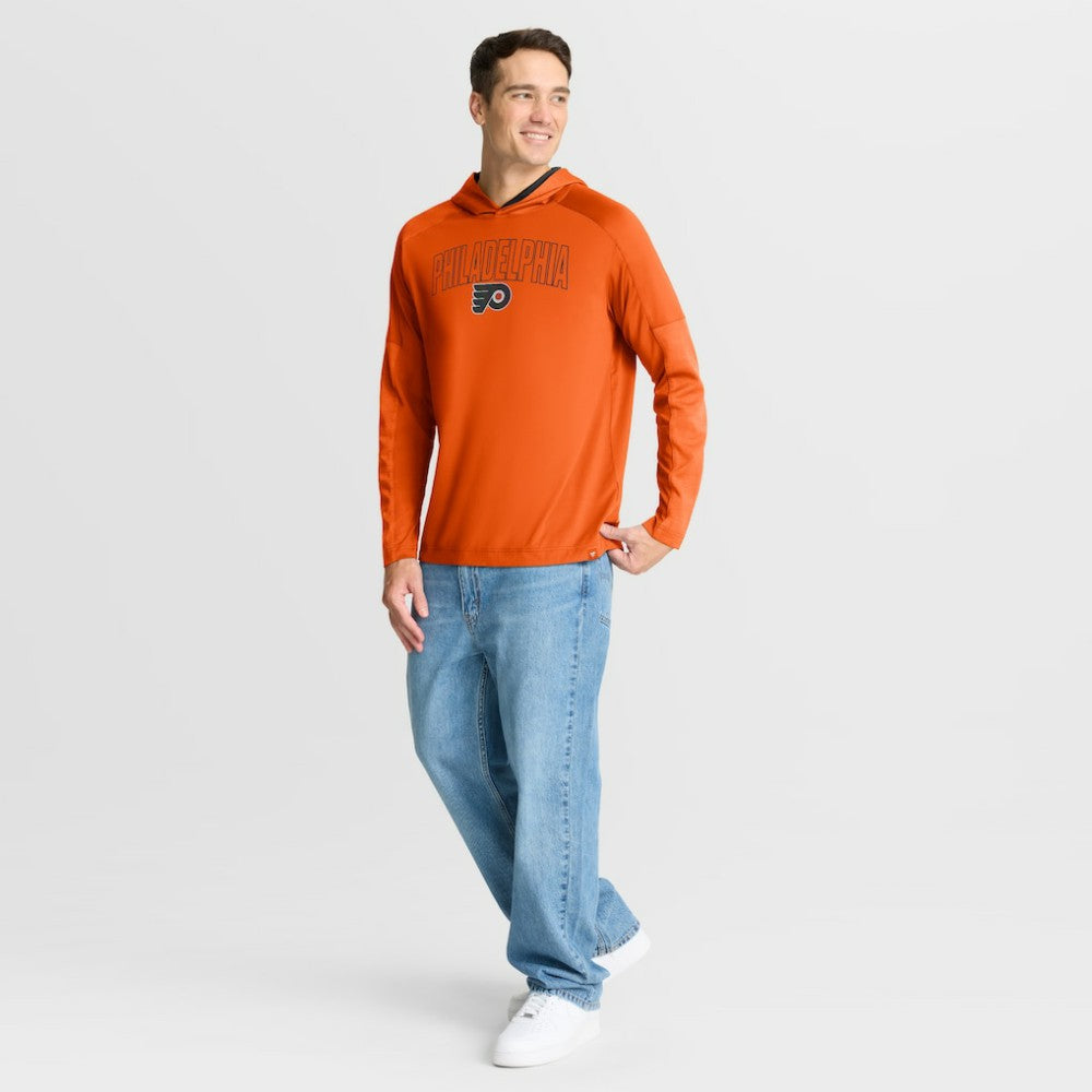 Philadelphia Flyers Fanatics Penalty Shot Long Sleeve Hoodie T-Shirt - Orange | US 202756744