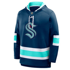 Seattle Kraken Fanatics Prime Time Fleece Hoodie - Deep Sea Blue | US 202756748