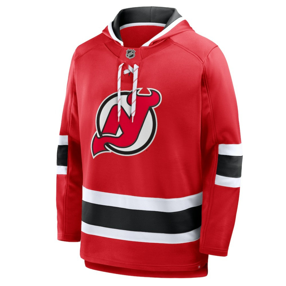 New Jersey Devils Fanatics Prime Time Fleece Hoodie - Red | US 202756749