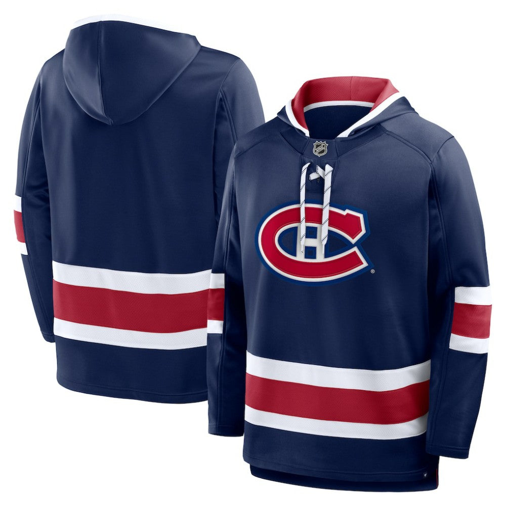 Montreal Canadiens Fanatics Prime Time Fleece Hoodie - Navy | US 202756750