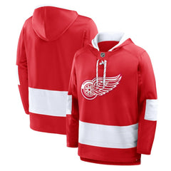 Detroit Red Wings Fanatics Prime Time Fleece Hoodie - Red | US 202756752
