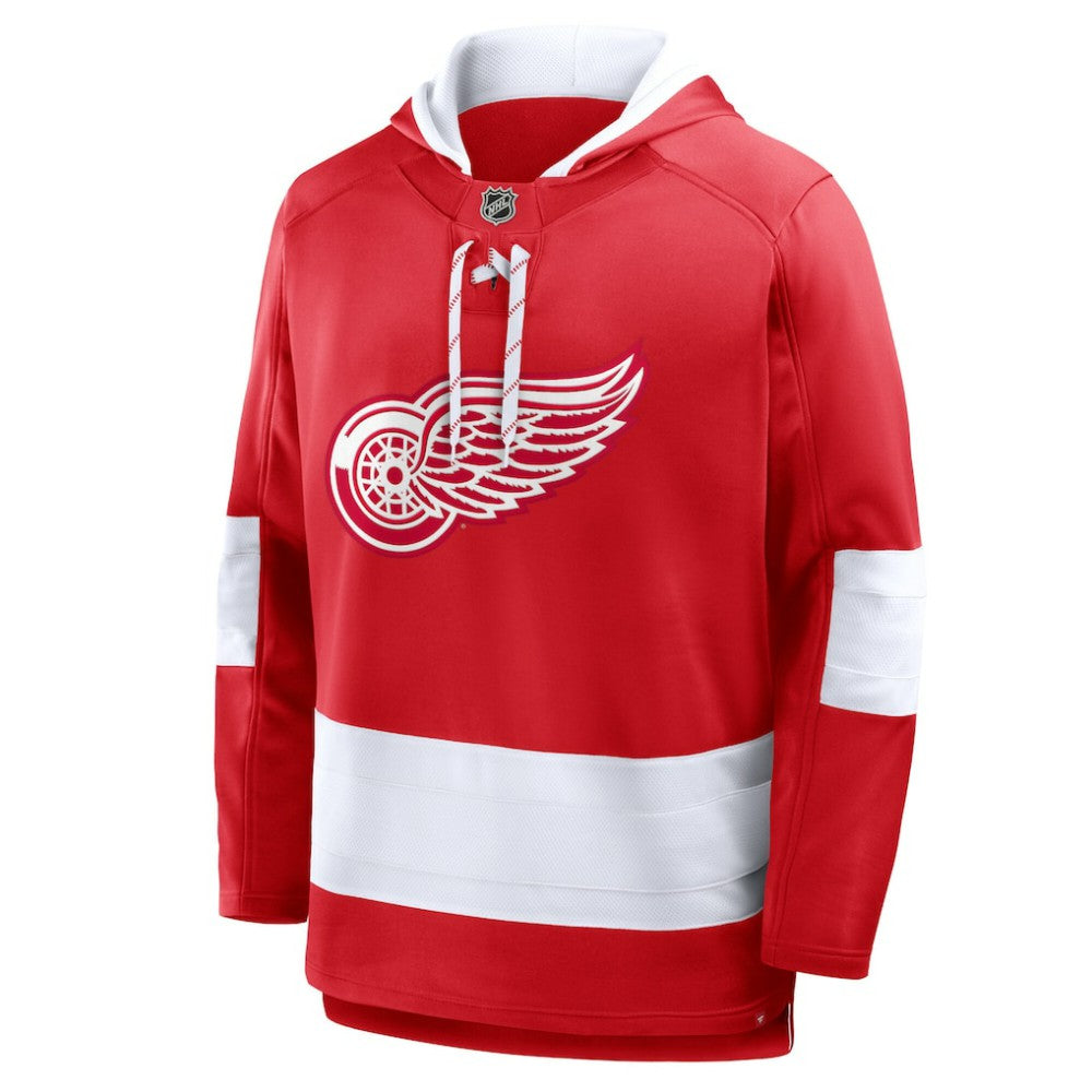Detroit Red Wings Fanatics Prime Time Fleece Hoodie - Red | US 202756752