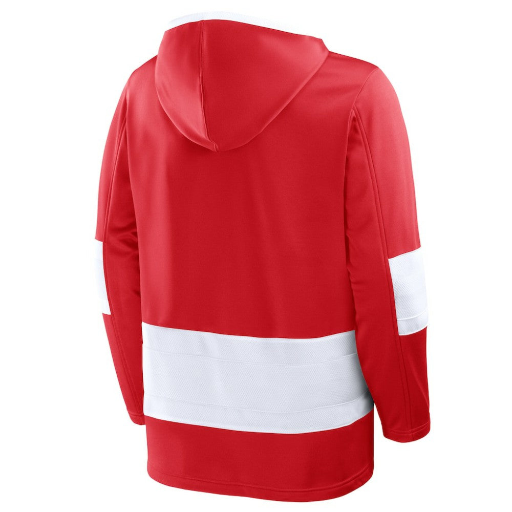 Detroit Red Wings Fanatics Prime Time Fleece Hoodie - Red | US 202756752