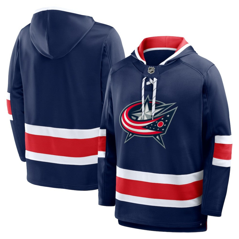 Columbus Blue Jackets Fanatics Prime Time Fleece Hoodie - Navy | US 202756754
