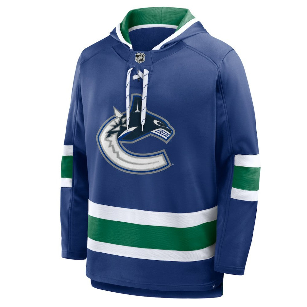 Vancouver Canucks Fanatics Prime Time Fleece Hoodie - Blue | US 202756762