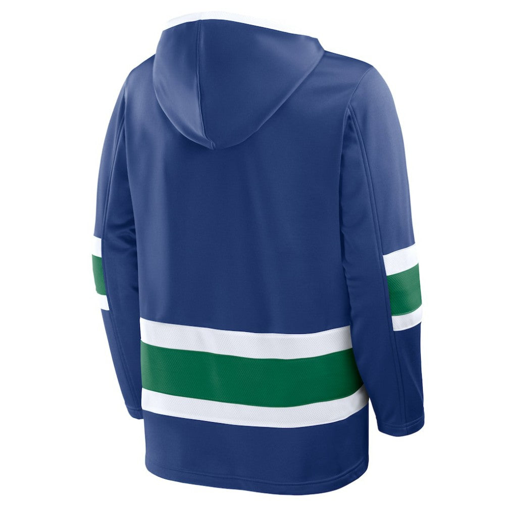 Vancouver Canucks Fanatics Prime Time Fleece Hoodie - Blue | US 202756762