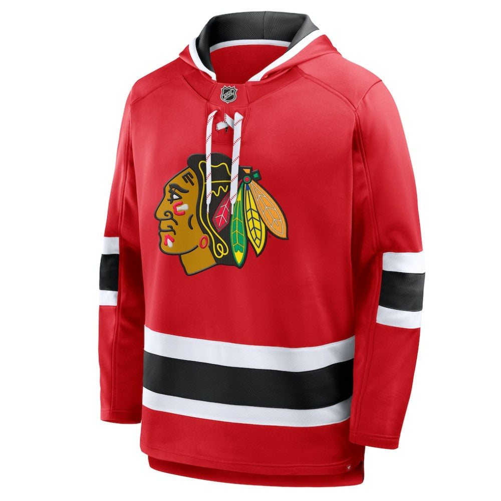 Chicago Blackhawks Fanatics Prime Time Fleece Hoodie - Red | US 202756771