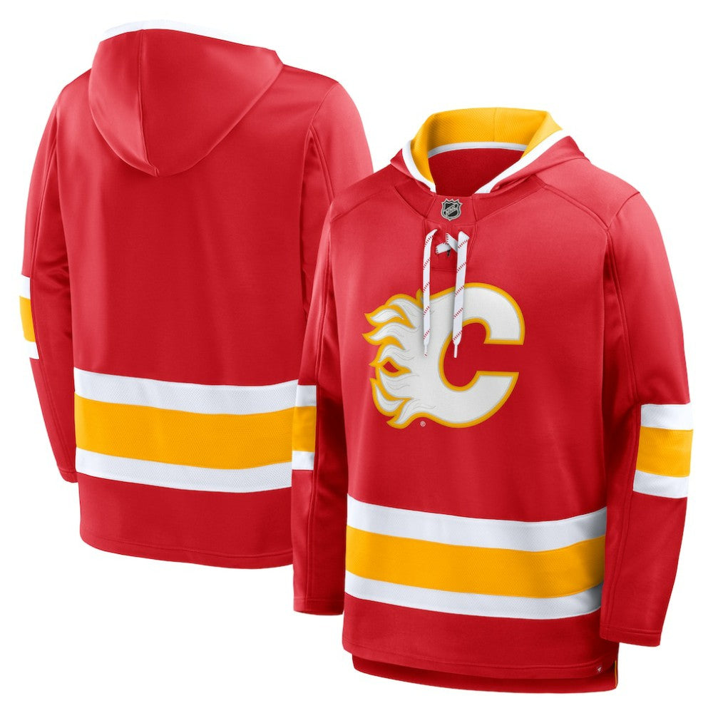 Calgary Flames Fanatics Prime Time Fleece Hoodie - Red | US 202756775
