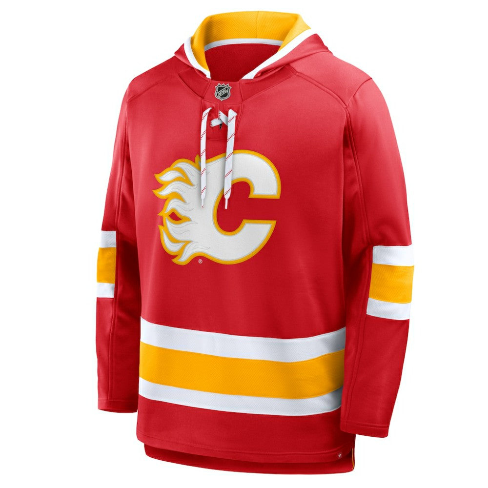 Calgary Flames Fanatics Prime Time Fleece Hoodie - Red | US 202756775
