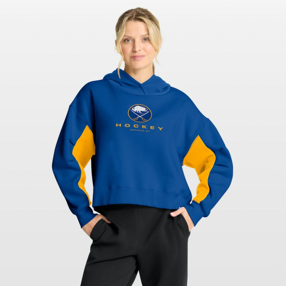 Buffalo Sabres Fanatics Women's Back Check Boxy Hoodie - Royal | US 202756867