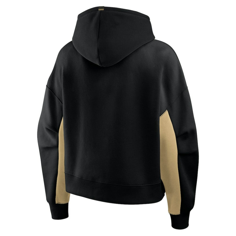 Vegas Golden Knights Fanatics Women's Back Check Boxy Hoodie - Black | US 202756869