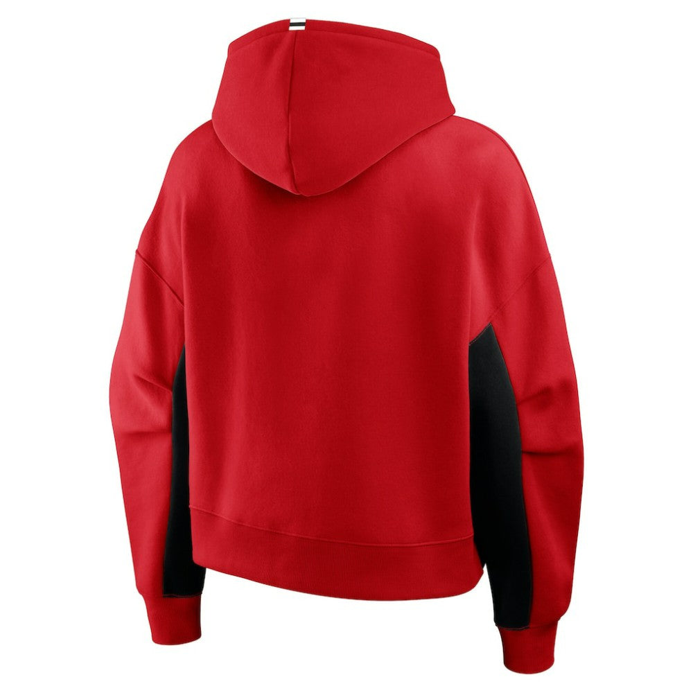 New Jersey Devils Fanatics Women's Back Check Boxy Hoodie - Red | US 202756870