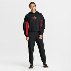 Ottawa Senators Fanatics Women's Back Check Boxy Hoodie - Black | US 202756872