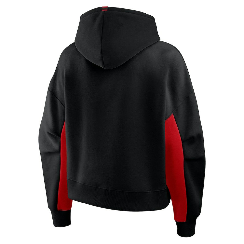 Ottawa Senators Fanatics Women's Back Check Boxy Hoodie - Black | US 202756872