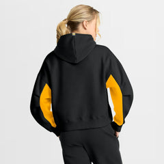 Boston Bruins Fanatics Women's Back Check Boxy Hoodie - Black | US 202756876