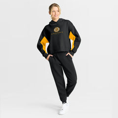 Boston Bruins Fanatics Women's Back Check Boxy Hoodie - Black | US 202756876