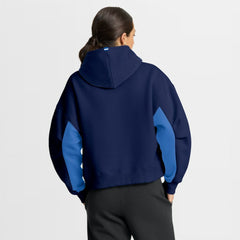 Winnipeg Jets Fanatics Women's Back Check Boxy Hoodie - Navy | US 202756877