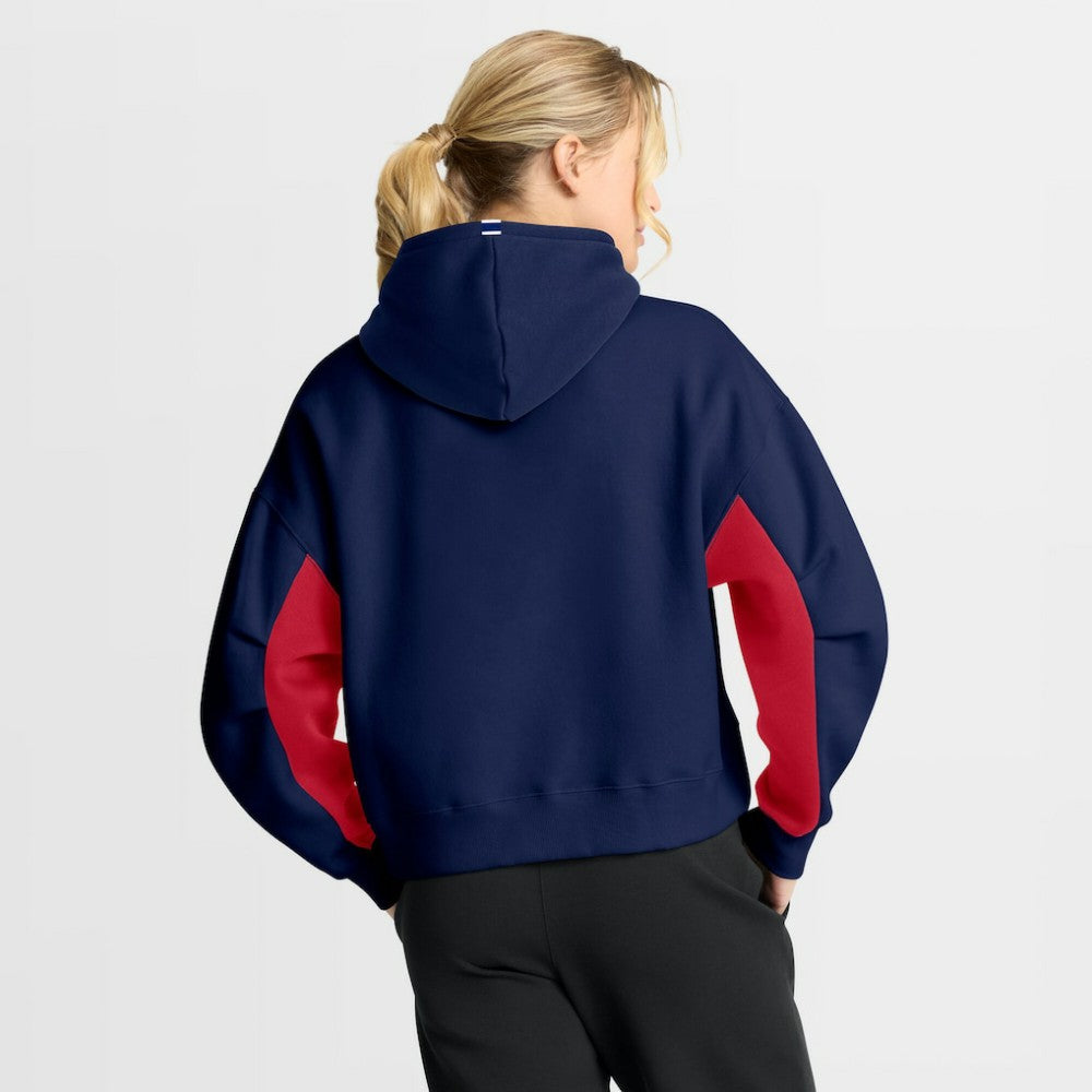 Montreal Canadiens Fanatics Women's Back Check Boxy Hoodie - Navy | US 202756878