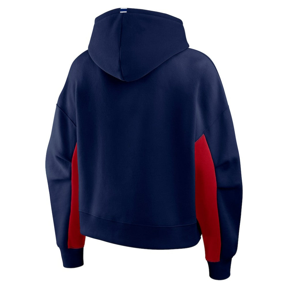 Montreal Canadiens Fanatics Women's Back Check Boxy Hoodie - Navy | US 202756878