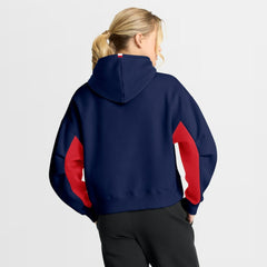 Columbus Blue Jackets Fanatics Women's Back Check Boxy Hoodie - Navy | US 202756879