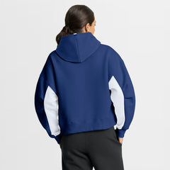Tampa Bay Lightning Fanatics Women's Back Check Boxy Hoodie - Blue | US 202756881