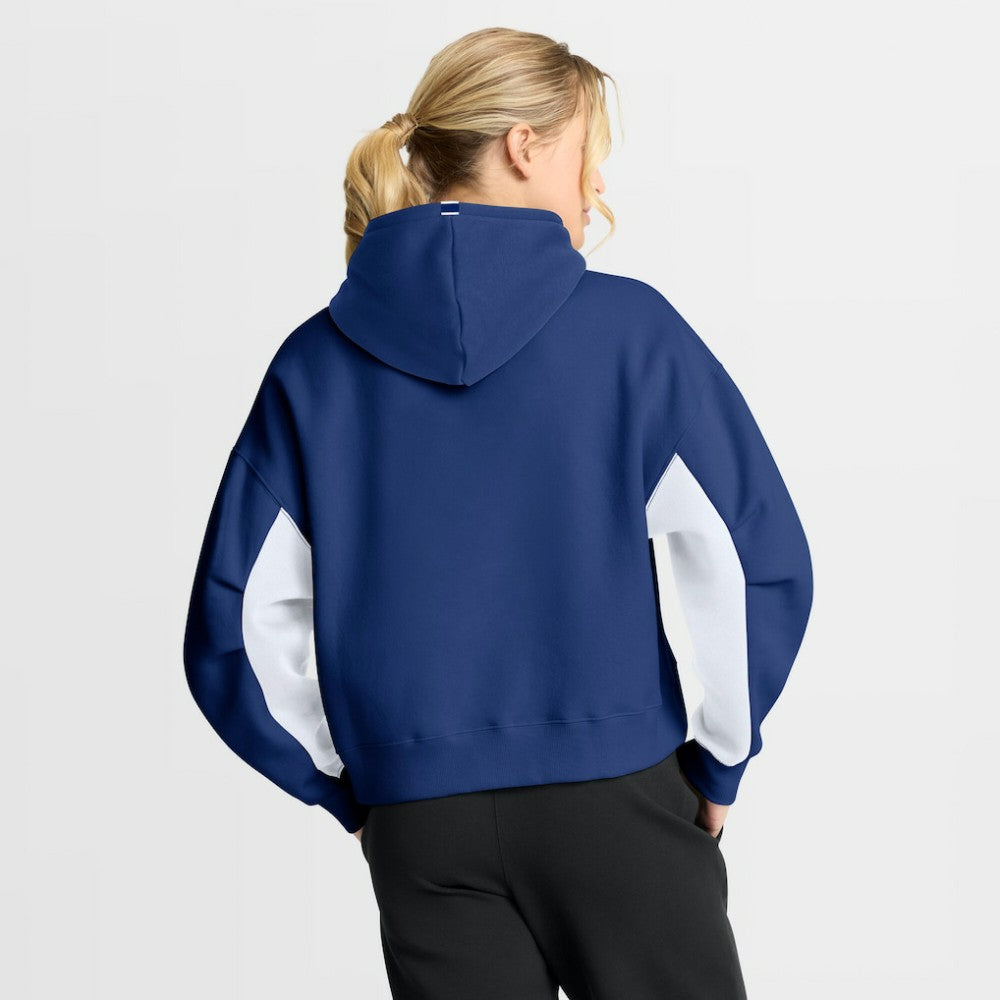 Toronto Maple Leafs Fanatics Women's Back Check Boxy Hoodie - Blue | US 202756882