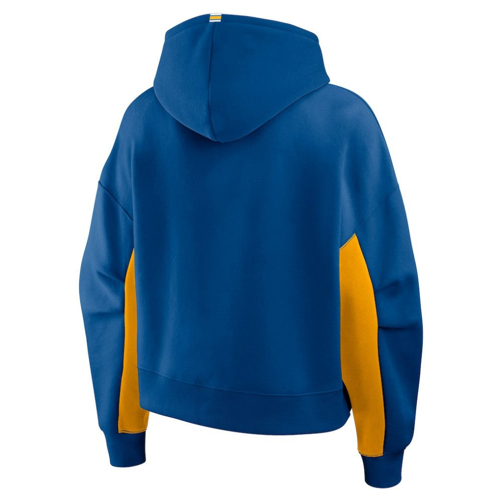 St. Louis Blues Fanatics Women's Back Check Boxy Hoodie - Blue | US 202756887