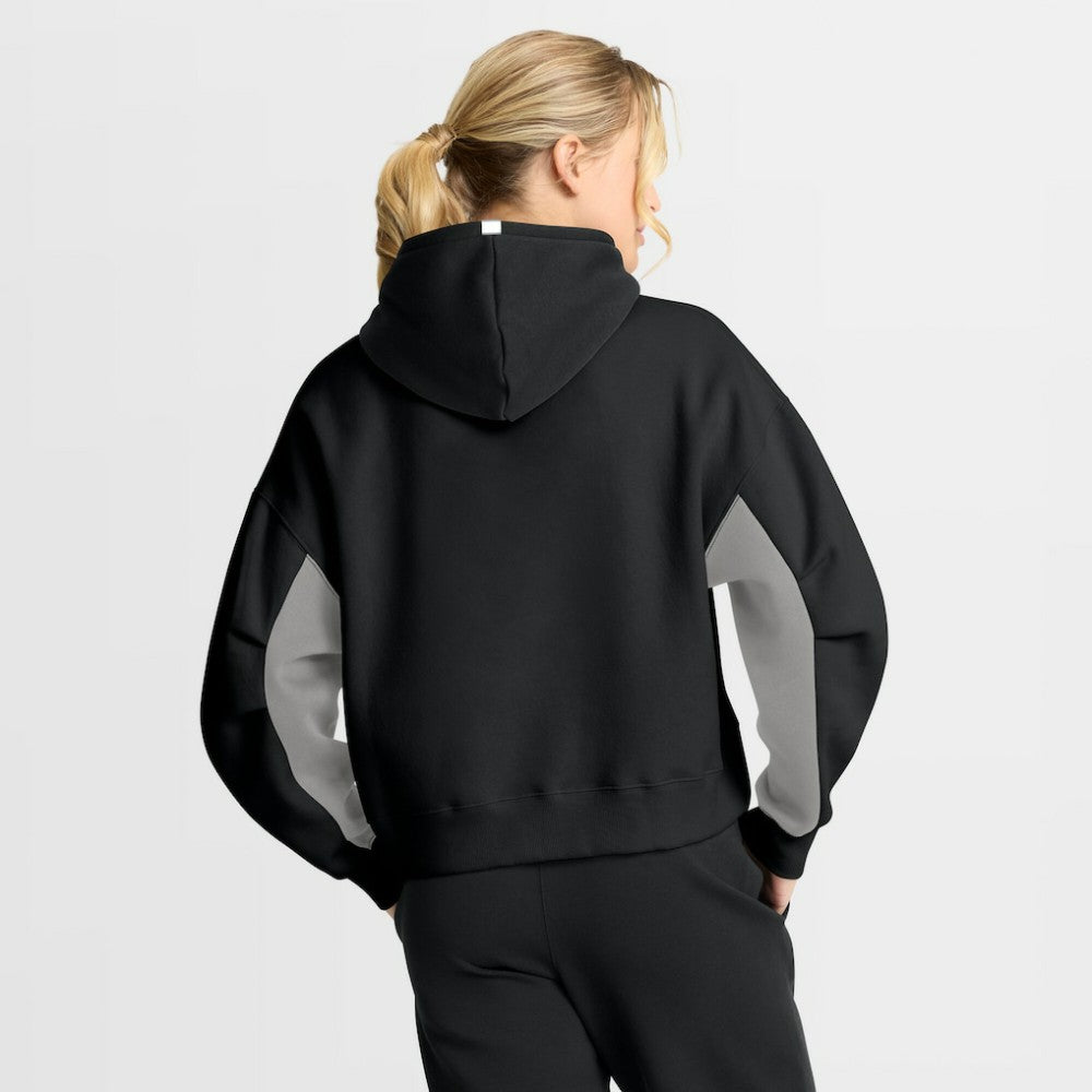 Los Angeles Kings Fanatics Women's Back Check Boxy Hoodie - Black | US 202756890