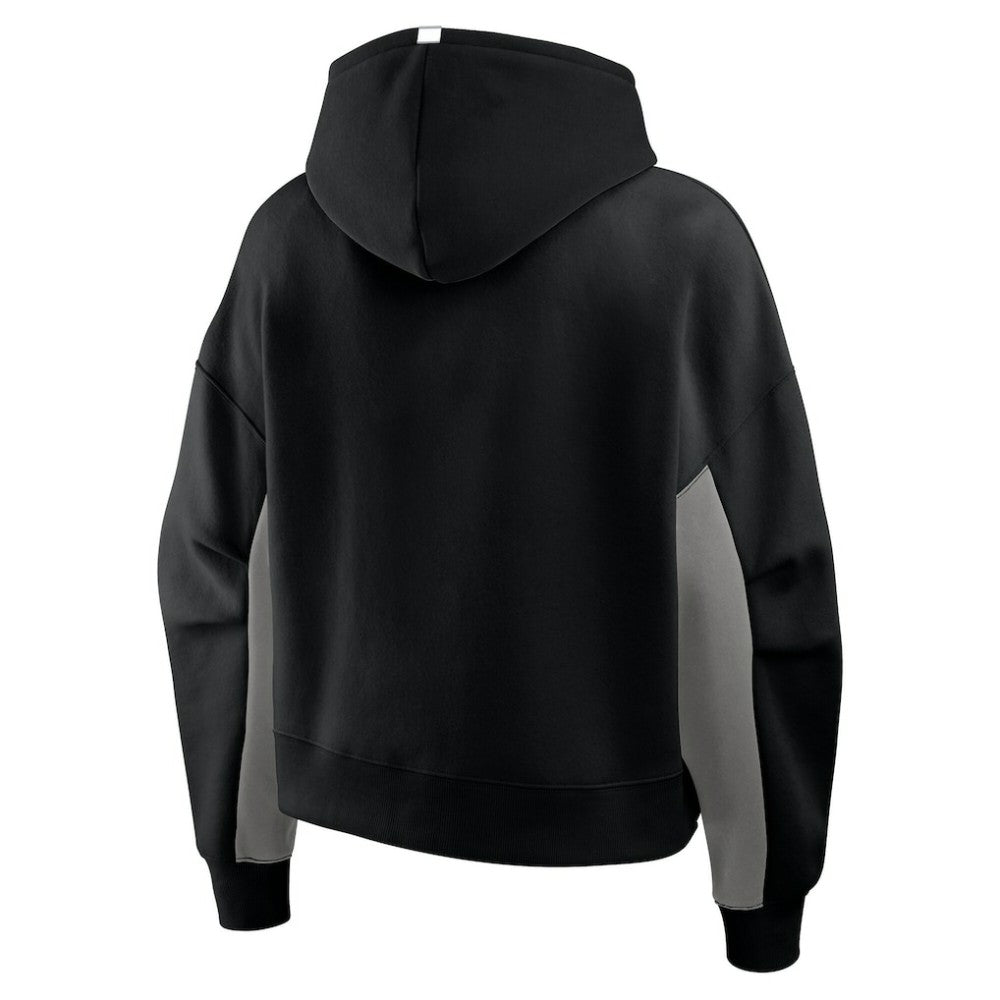 Los Angeles Kings Fanatics Women's Back Check Boxy Hoodie - Black | US 202756890
