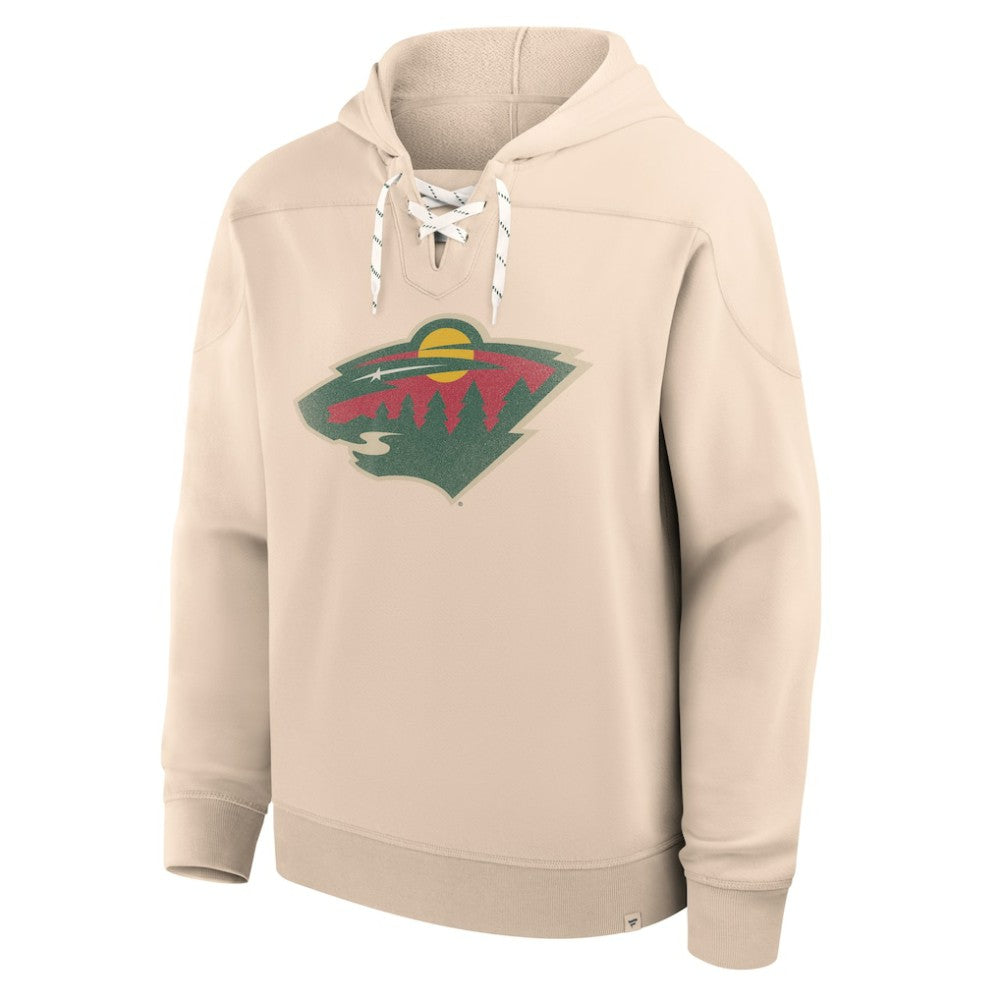 Minnesota Wild Fanatics Vintage Hoodie - Cream | US 202756929