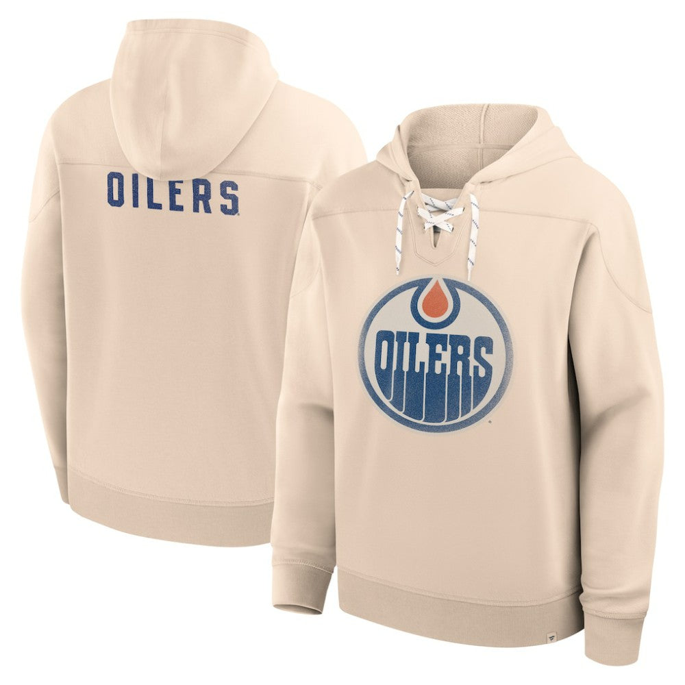 Edmonton Oilers Fanatics Vintage Hoodie - Cream | US 202756937