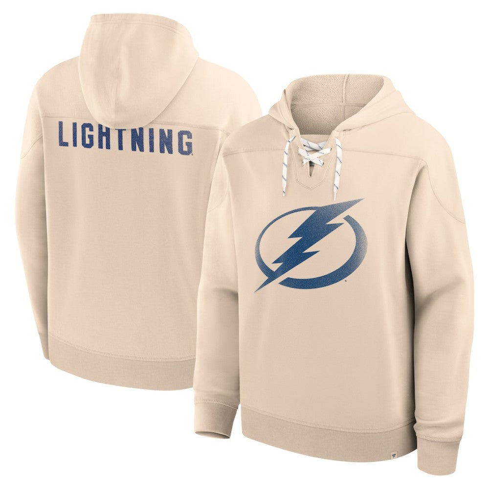 Tampa Bay Lightning Fanatics Vintage Hoodie - Cream | US 202756938