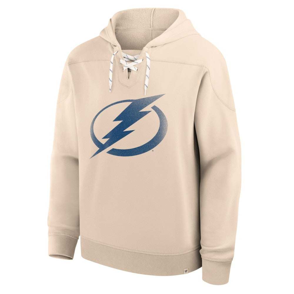 Tampa Bay Lightning Fanatics Vintage Hoodie - Cream | US 202756938