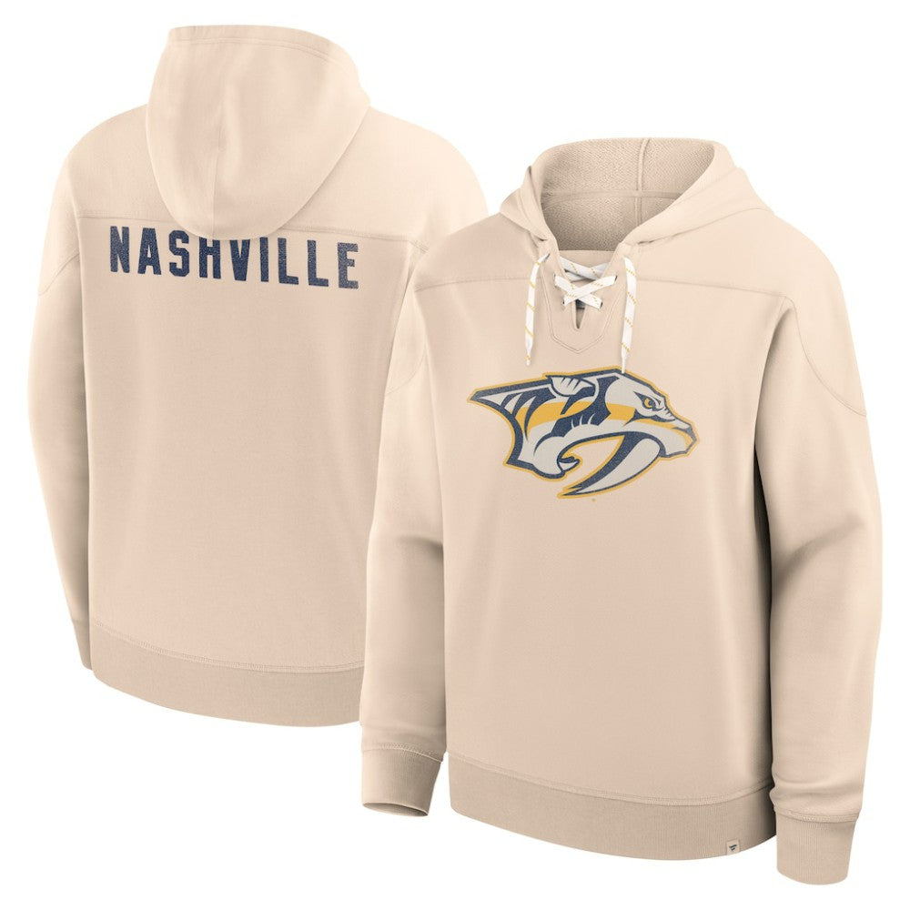 Nashville Predators Fanatics Vintage Hoodie - Cream | US 202756943