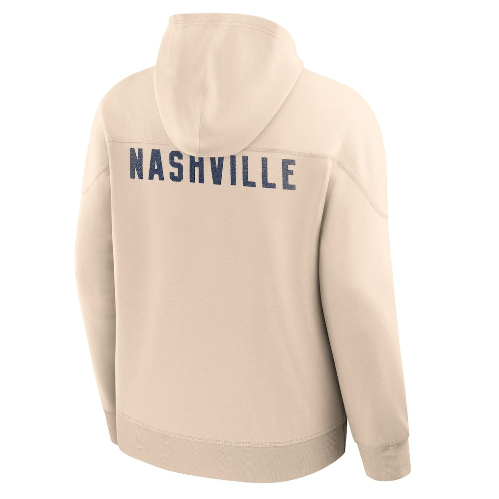 Nashville Predators Fanatics Vintage Hoodie - Cream | US 202756943