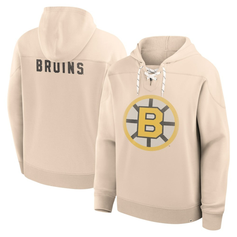 Boston Bruins Fanatics Vintage Hoodie - Cream | US 202756958