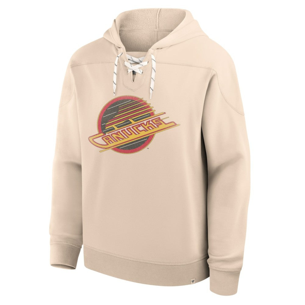 Vancouver Canucks Fanatics Vintage Hoodie - Cream | US 202756961
