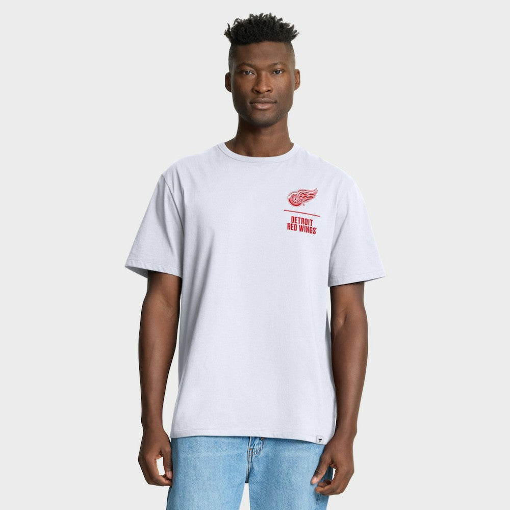 Detroit Red Wings Fanatics Crash The Net Legacy T-Shirt - White | US 202756996