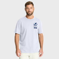 Tampa Bay Lightning Fanatics Crash The Net Legacy T-Shirt - White | US 202756997
