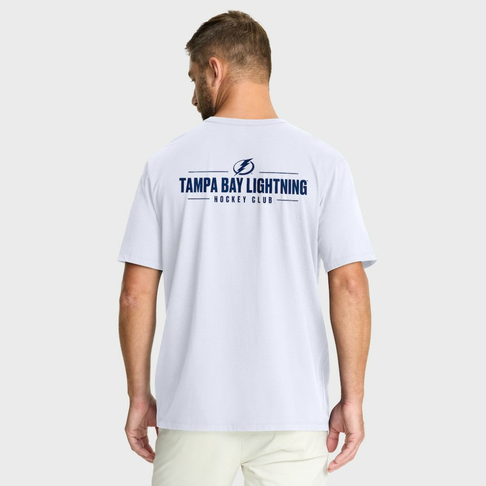 Tampa Bay Lightning Fanatics Crash The Net Legacy T-Shirt - White | US 202756997