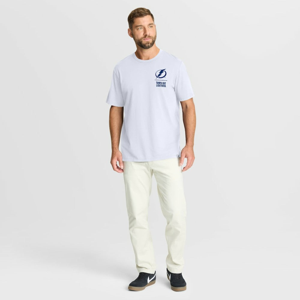 Tampa Bay Lightning Fanatics Crash The Net Legacy T-Shirt - White | US 202756997