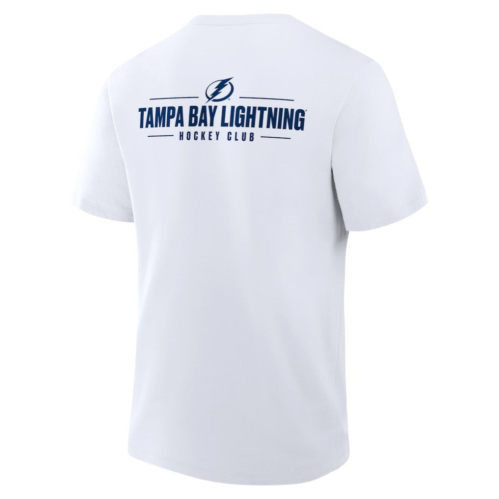 Tampa Bay Lightning Fanatics Crash The Net Legacy T-Shirt - White | US 202756997
