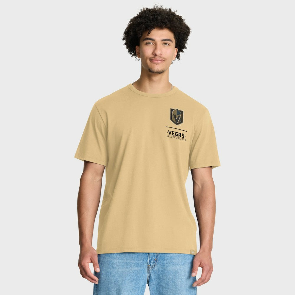 Vegas Golden Knights Fanatics Crash The Net Legacy T-Shirt - Gold | US 202756999