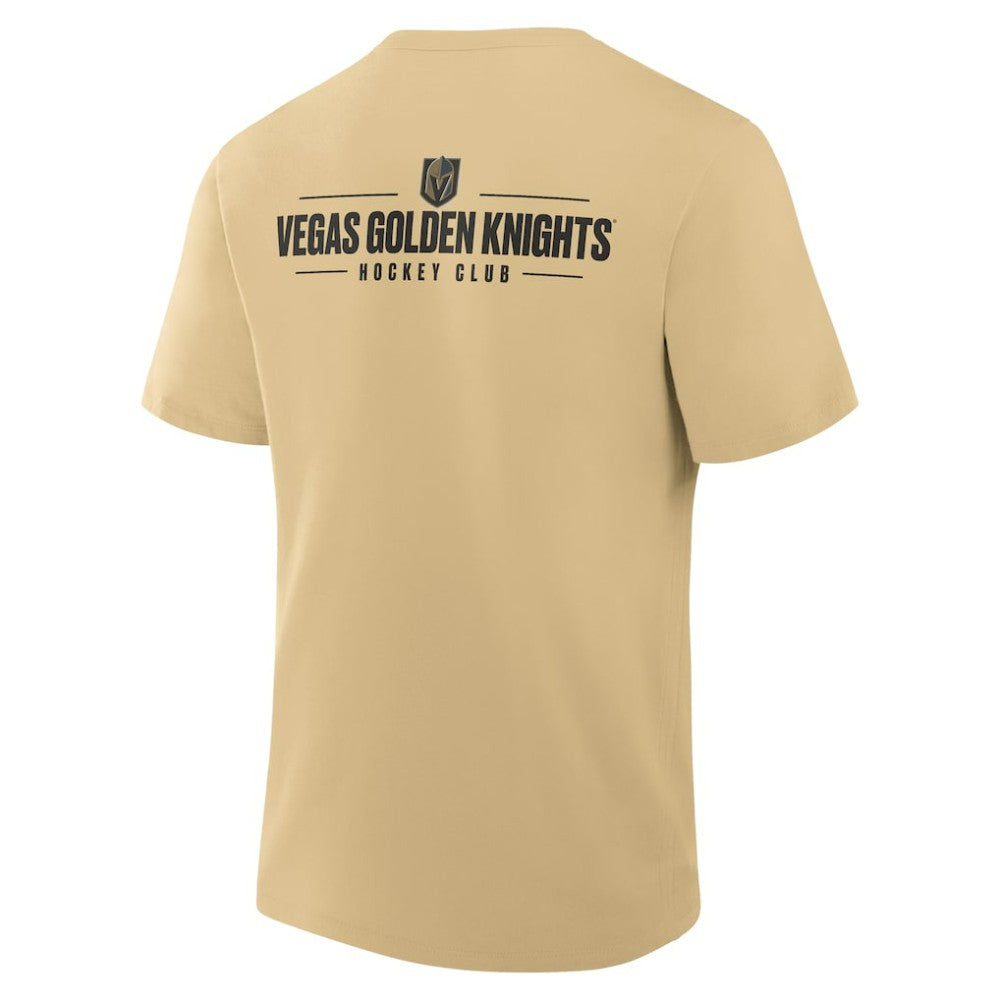 Vegas Golden Knights Fanatics Crash The Net Legacy T-Shirt - Gold | US 202756999