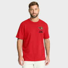 Ottawa Senators Fanatics Crash The Net Legacy T-Shirt - Red | US 202757000