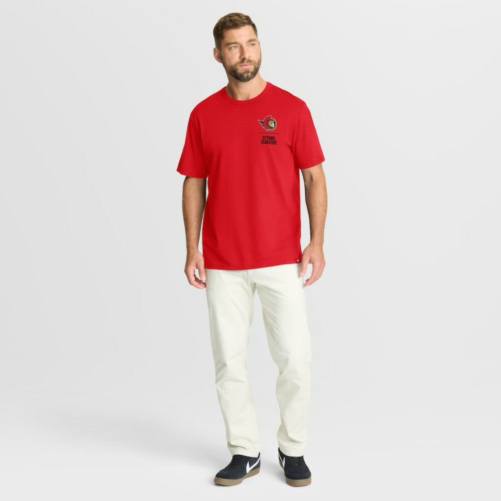 Ottawa Senators Fanatics Crash The Net Legacy T-Shirt - Red | US 202757000