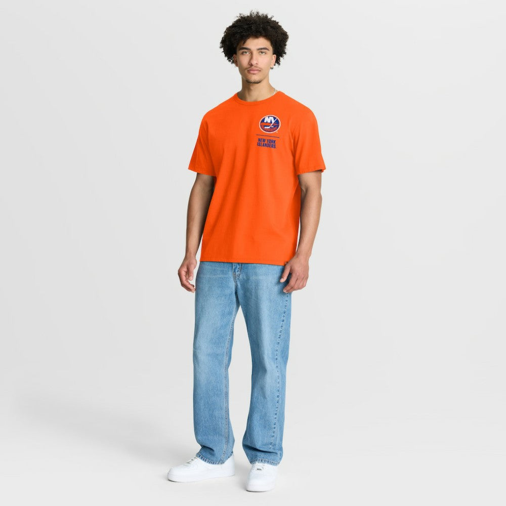 New York Islanders Fanatics Crash The Net Legacy T-Shirt - Orange | US 202757002